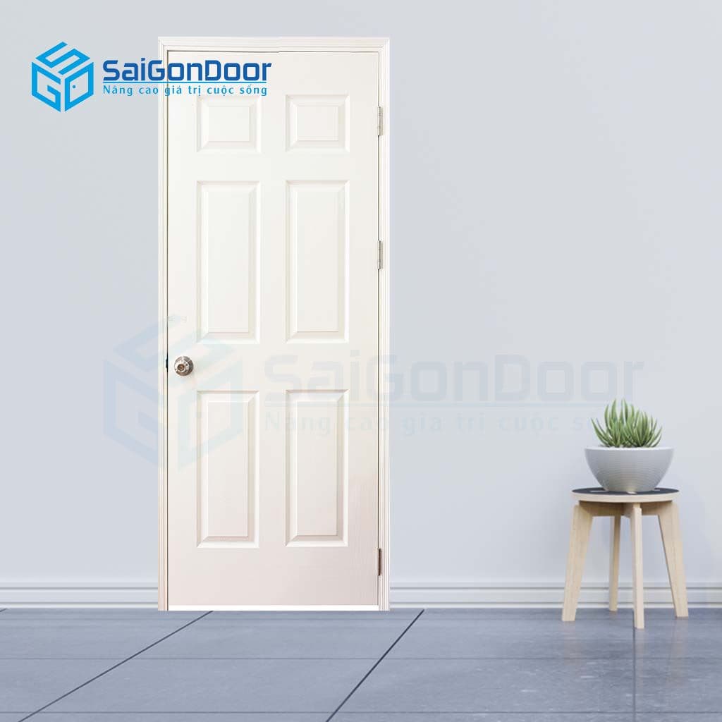 CỬA GỖ GIÁ RẺ SGD HDF 6A-C1 (1)