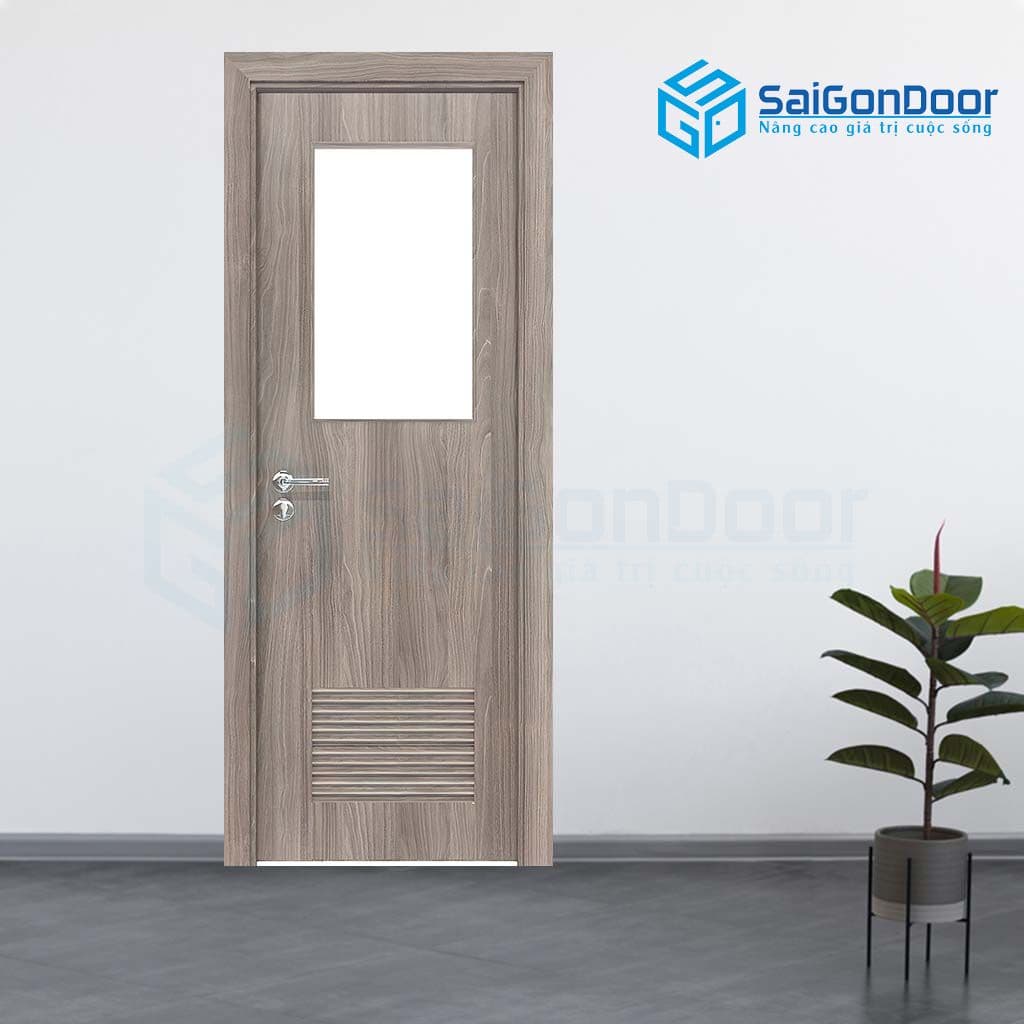 CỬA GỖ NHÀ VỆ SINH HDF Melammine P1GL