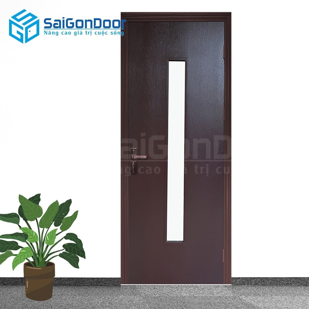 Cửa gỗ công nghiệp HDF P1G1-C14