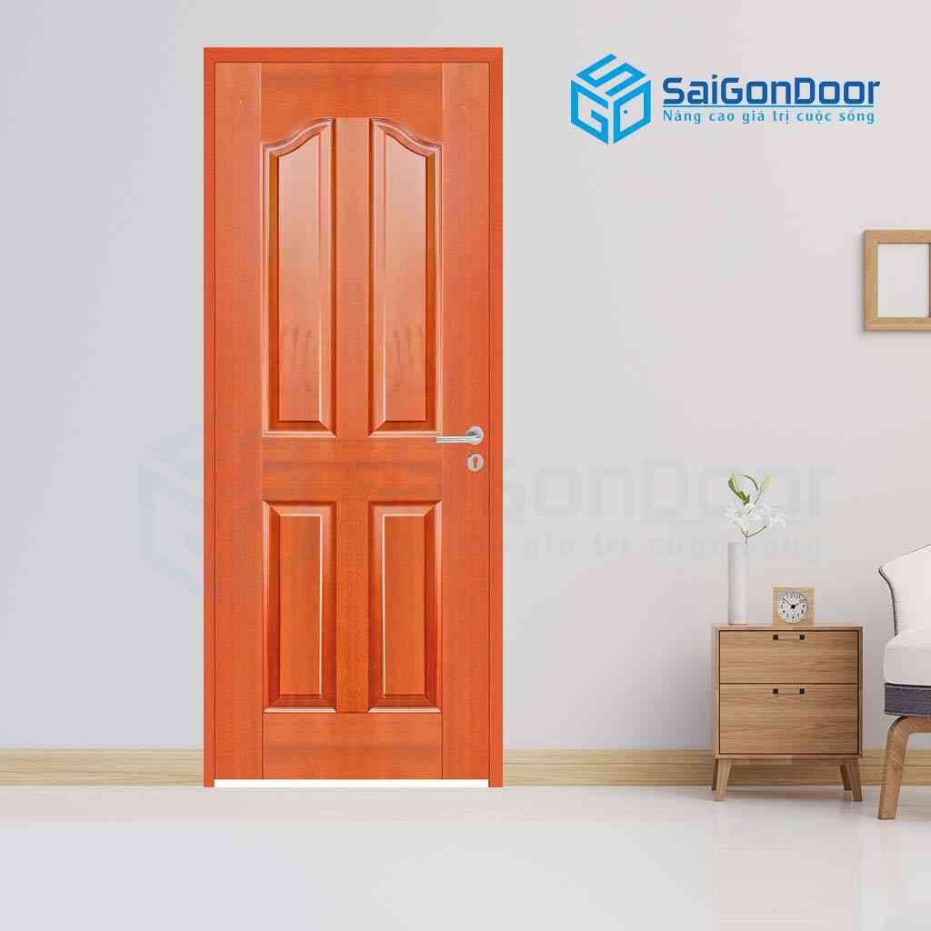 Cửa Gỗ Công Nghiệp HDF Veneer 4A-Cam xe (4)