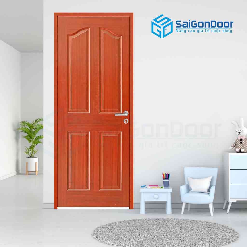 Cửa Gỗ Công Nghiệp HDF Veneer 4A-xoan dao