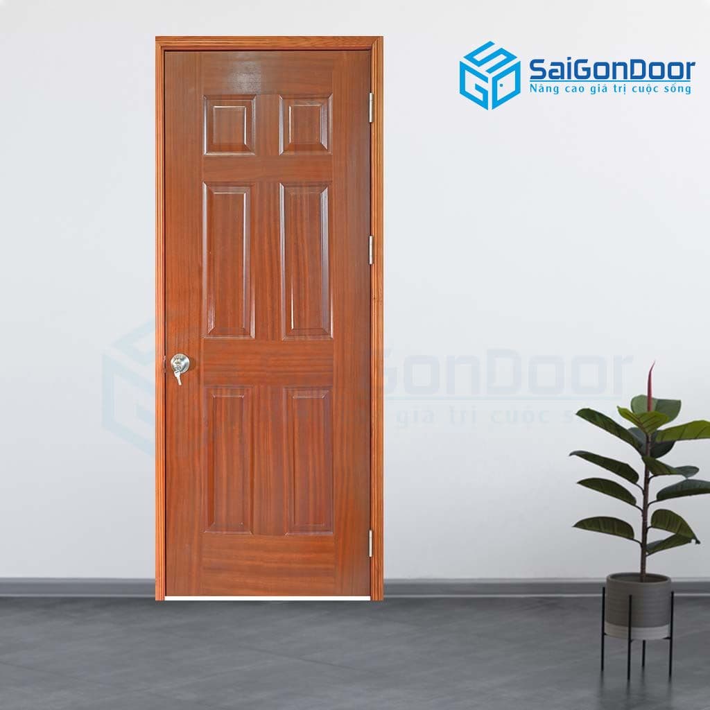 CỬA GỖ CAO CẤP SAIGONDOOR HDF Veneer 6A-xoan dao