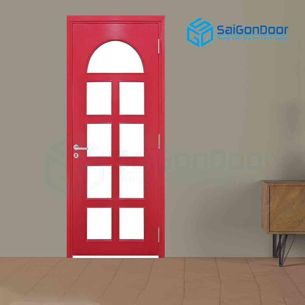 CỬA GỖ CÔNG NGHIỆP MDF VENEER P1G9 hong