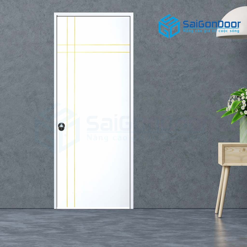CỬA GỖ NHÀ VỆ SINH MDF Veneer P1R4a-C1