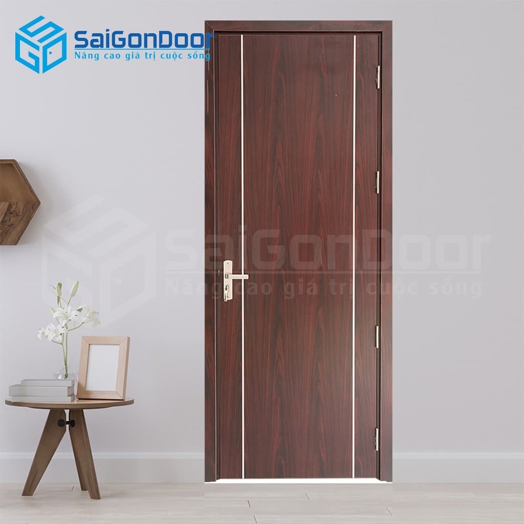 Cửa gỗ công nghiệp MDF melamine P1R2-1