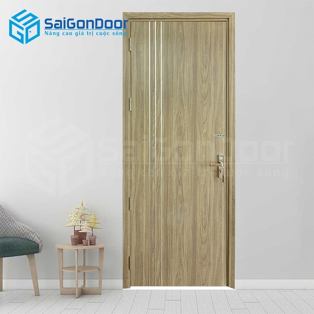 Cửa gỗ công nghiệp MDF melamine P1R3-2302