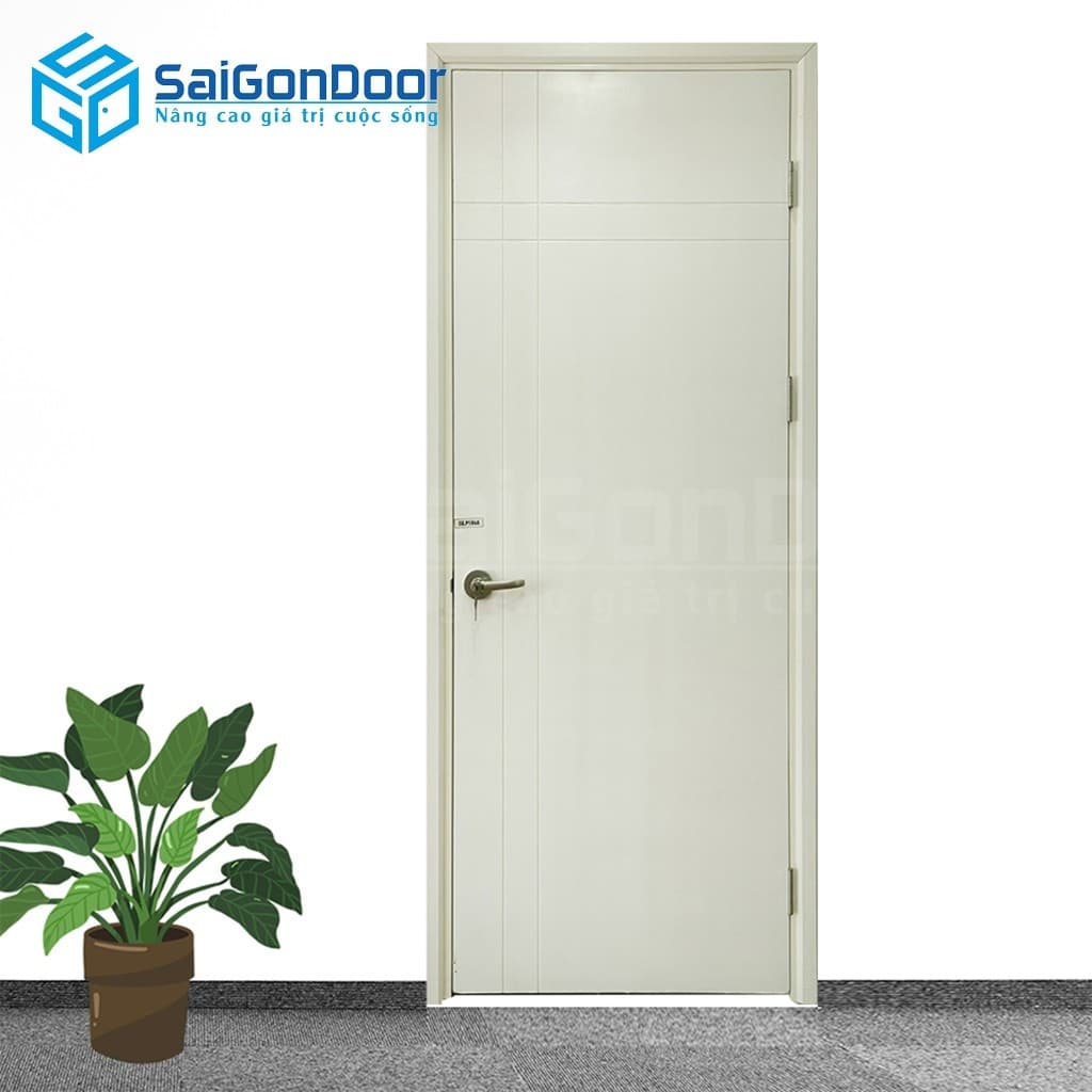 Cửa gỗ công nghiệp MDF Veneer P1R4a
