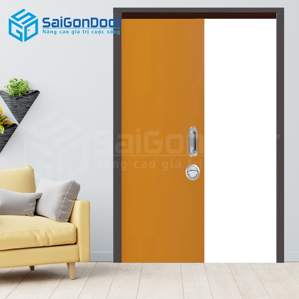 Cửa gỗ công nghiệp Cửa lùa trượt MDF P1 3K