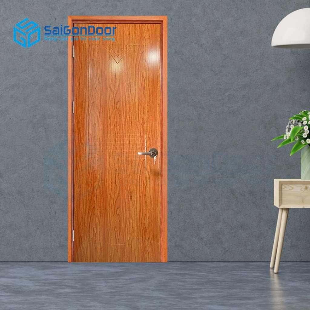CỬA GỖ GIÁ RẺ SGD composite LX 23 ko kinh