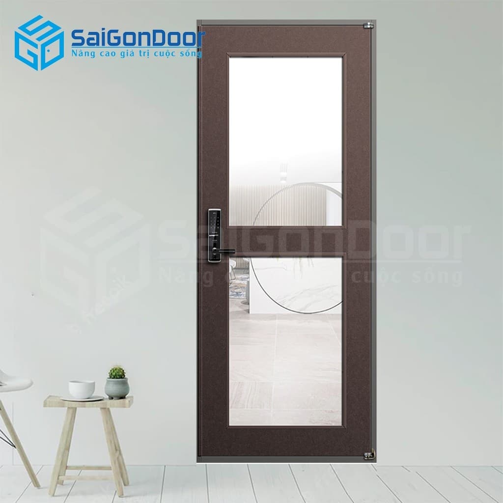 Cửa thép Hàn Quốc THQ-GL 6-8-R