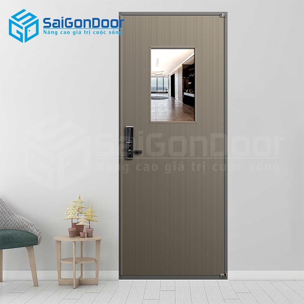 Cửa thép Hàn Quốc THQ-GLS 3-4-GH