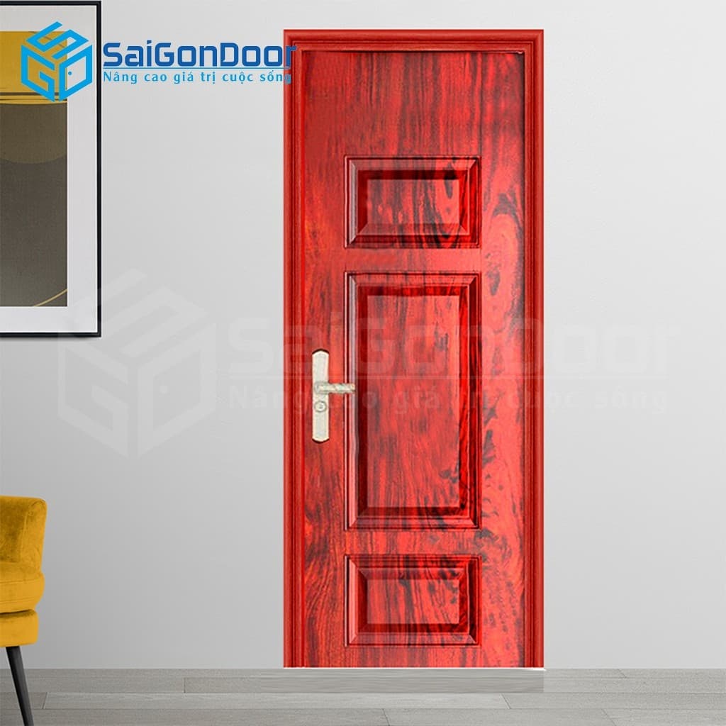 Cửa thép vân gỗ vg-GS1H3 D