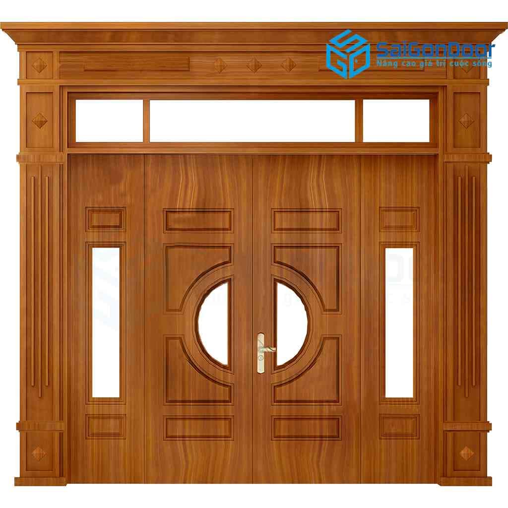 Cửa thép vân gỗ SGD GS4H4K-H4AK mau vang