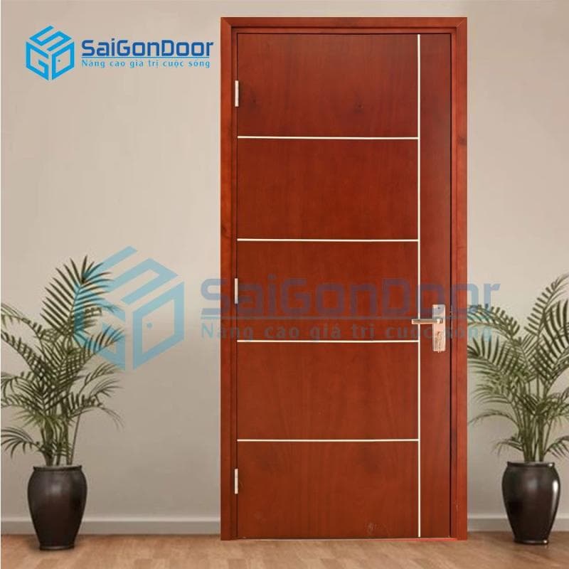 Cửa Gỗ MDF Veneer P1R5-Camxe