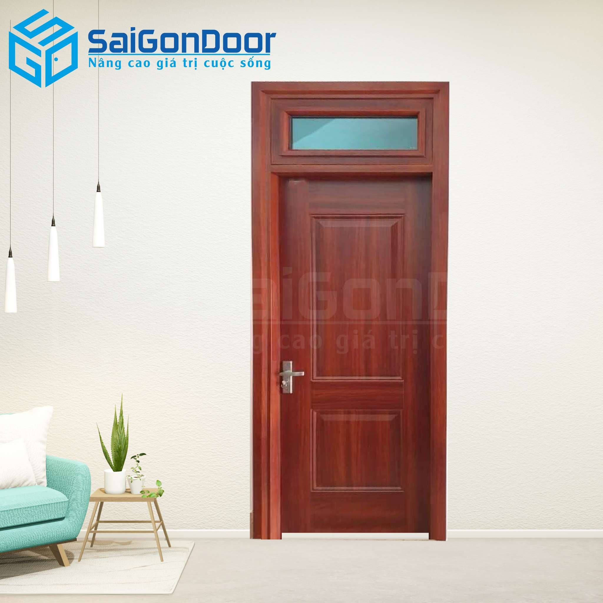 Cửa Thép Vân Gỗ SGD-KM.TVG-1C-13