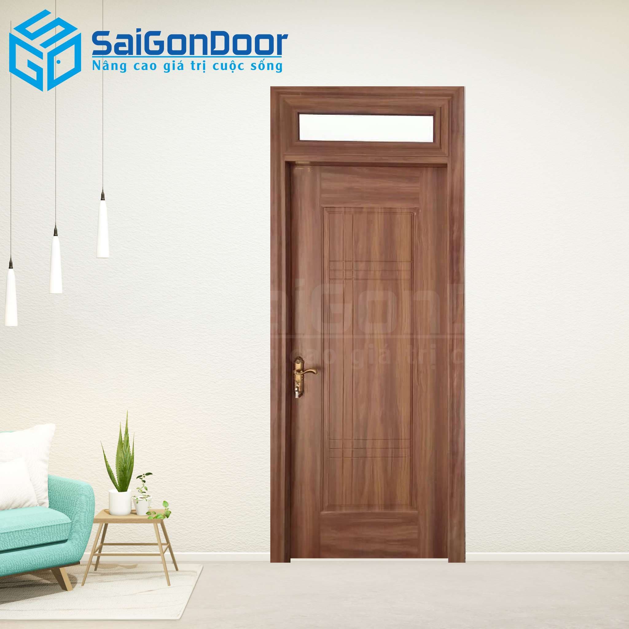 Cửa Thép Vân Gỗ SGD-KM.TVG-1C-19