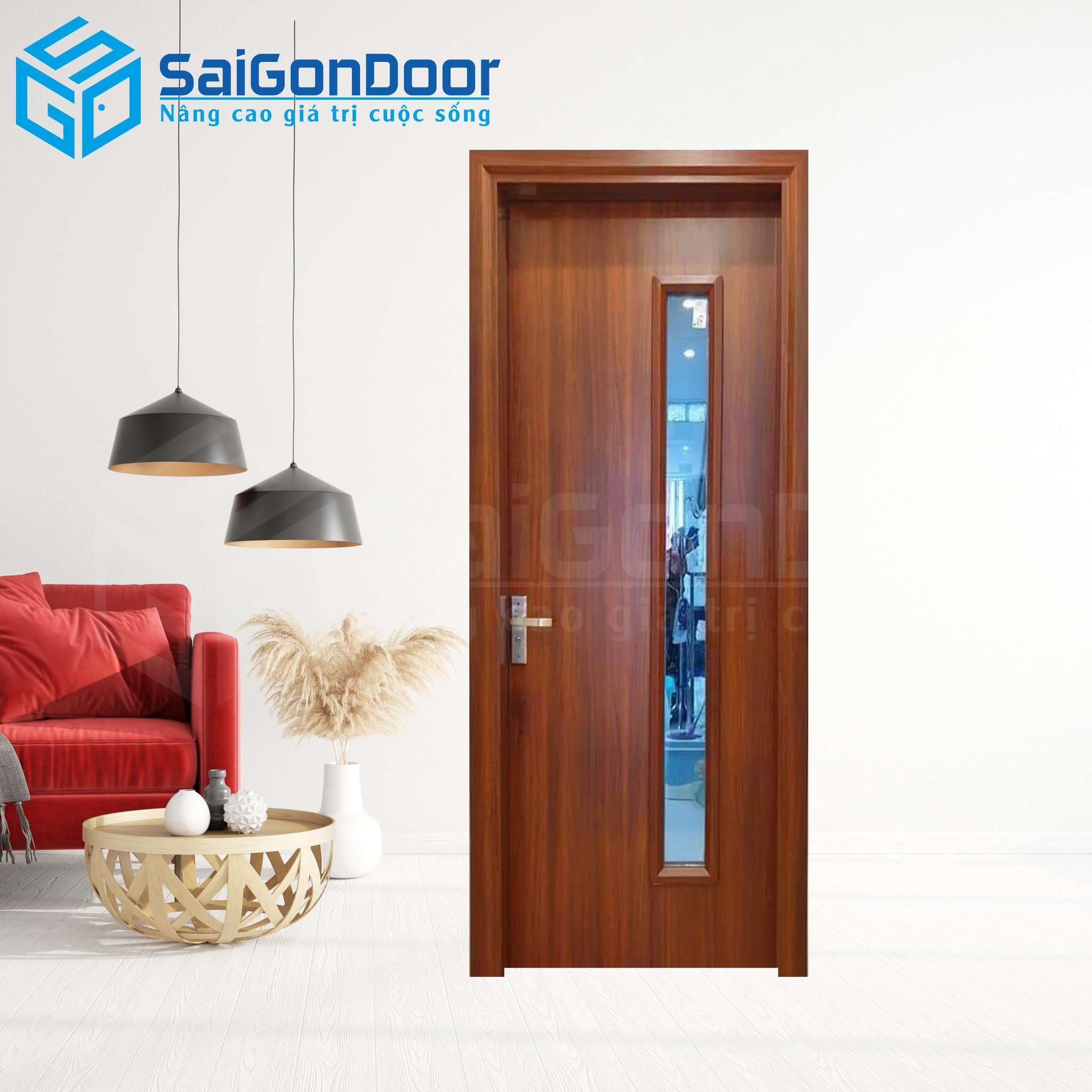 Cửa Thép Vân Gỗ SGD-KM.TVG-1C-31